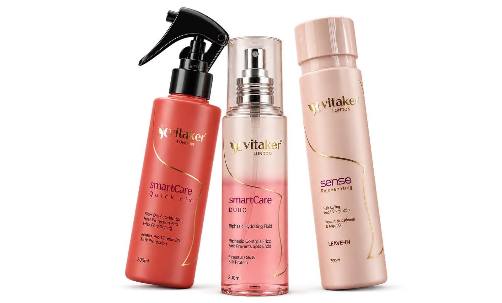 Trio Vitaker de Cuidados Capilares